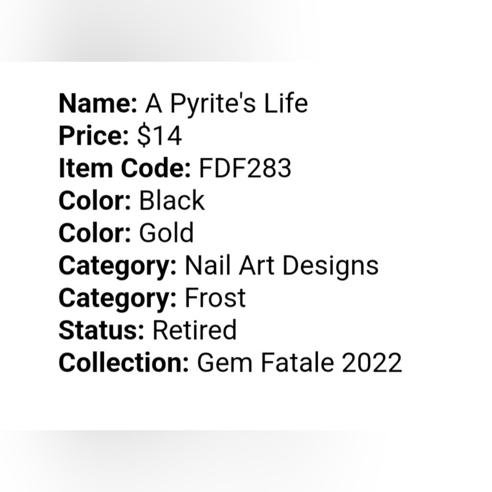 Color Street - A Pyrite's Life - Picture 2 of 2